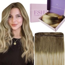 Fshine Hair Extensions Genius Weft, Balayage 60 G 20 Inch, Women Fshine-HW-FP-CA picture