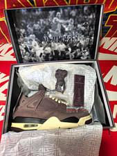 2022 A MA MANIÉRE x JORDAN 4 Retro 'Violet Ore' Mens Sz. 9 (DV 6773 220) picture