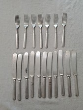 Rogers Brothers 1847 Fork Knives Vtg Antique Meriden Brita 18 Lot Silverplate  picture