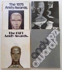 VINTAGE 1970S ANDY AWARDS ADVERTISING CLUB OF NEW YORK BOOKS LOT OF 4 picture