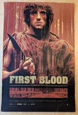 Rambo First Blood Limited Edition Signed AP Print By Jake Kontou 24x36