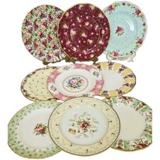 Vintage Royal Albert Bone China Collectors Plate Set Of 9 picture
