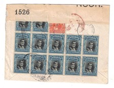 1917 Ecuador Registered Censored Cover to London picture