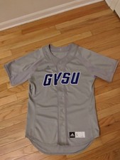 Grand Valley State Lakers NCAA Adidas 2015 Game Issued Baseball Jersey NWOT L picture