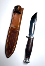 1960s - 1970s CASE XX  VINTAGE HUNTING SKINNING BOWIE KNIFE & SHEATH picture