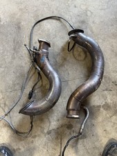 BMW N54 135i L Turbocharger 3” Down Pipe Exhaust Pipe Pair picture