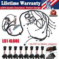 For GM LS1 Swap Vortec 1997-2006 Complete Standalone Wiring Harness 4L60E DBC picture