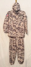Child's ARMY Costume - Desert Storm Digital Camo Military Fatigues - Youth 10-12 picture