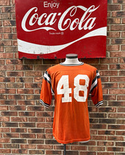 VTG 60s Champion Marietta (OH) High School Tigers Football Jersey #48 Game Worn picture