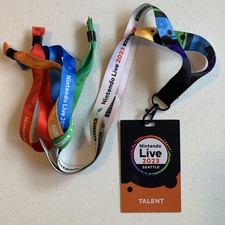 Nintendo Live 2023 Seattle Talent Lanyard Chain picture