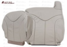2000 2001 2002 GMC Yukon Driver Back and Bottom Vinyl Seat Cover Light Tan  picture
