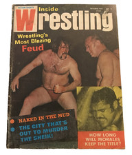 Inside Wrestling Magazine OCT 1971 PEDRO MORALES SHEIK FUNKS BRISCOS ABDULLAH picture