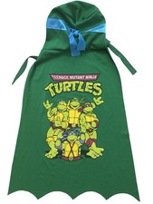 Vintage Teenage Mutant Ninja Turtles Leonardo Boys Costume One Size Retro Leo picture