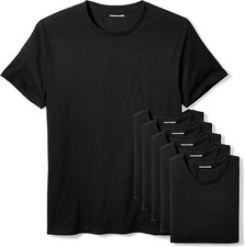 Pack 6 Camisetas Hombre Cuello Redondo Algodón Suave - Básicas Cómodas picture