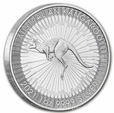 2021 Australia Silver Kangaroo 1 oz picture