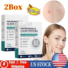 2X Microneedle Clear Patches, 2-in-1 Microneedle Hydrocolloid Patch Blemish Care picture
