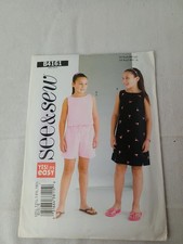 Dress Shorts Top Tank 10 12 14 1/2 See & Sew Butterick B4161 Sewing Pattern 4161 picture