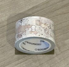 NEW TheCoffeeMonsterzCo “Around The World” Maps 3.0 Washi Tape 1 Inch Roll TCMC picture