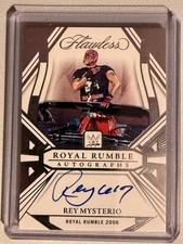 2024 Panini Flawless RR-RMY Rey Mysterio Royal Rumble Autograph #04/25 picture