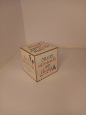 *New* Ashland Summer Boho Painted Wooden Tabletop Square Block Decor 5