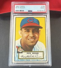 Pete Reiser 1952 Topps Baseball Card #189 PSA 2  ***ICONIC 52 Topps*** picture