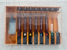 Vintage rOtring 2000 Isograph Pen Set - 8 Nibs (0.18 to 2.0)  Drafting/Technical picture