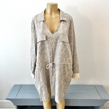 New Athleta Zuma Shirtdress Sz 3X Lightweight Long Sleeves Dress $129 Python 3XL picture