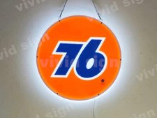 76 Gasoline Gas Motor Oil Fuel 2D LED 16