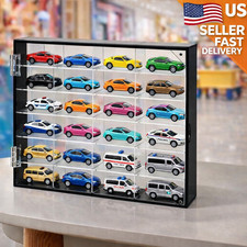1-10PCS Acrylic Car Display Case 24 Slot for 1:64 Hot Wheels Matchbox Tomica Car picture