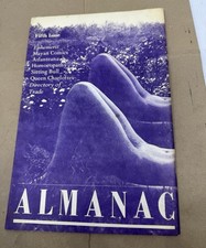 Vintage CANADIAN WHOLE EARTH TRUCK STORE ALMANAC 1972. Rare underground magazine picture