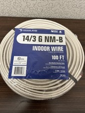 Encore Wire 14/3 G NM-B Indoor Wire 100Ft Non-Metallic Sheathed Cable 600 Volts picture