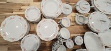 Antique W.H. Grindley England 100-Piece China Dinnerware Set picture