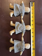 vintage primitive country rag doll garland (or doll chain banner) picture