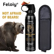 Feloiy Bear Spray Self Defense w/ Holster, 11 oz Cans, 20 ft Range NEW picture