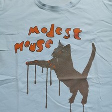 Rare Modest Mouse Band Cotton Men S-5XL White Shirt B326 picture