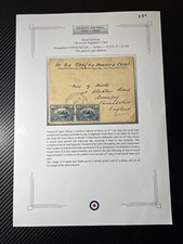 1923 Iraq Desert Airmail Cover Upper Maqil Basra to Coventry England picture