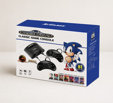 AtGames Sega Genesis Mega Drive with Classic Console Black 81 Games Built-in picture