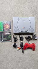 Sony PlayStation 1 PS1 Console Bundle TESTED WORKING Cables & Games picture
