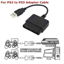 USB PS2 To PS3 Game Controller Adapter Converter Cable For Sony PlayStation 2 3 picture