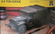 Testors Italeri 3/4 Ton Dodge NEW Model Kit WW2 Military Tuck 1:35 NIOB  picture