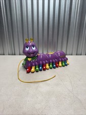2001 LeapFrog Alphabet Pal Purple Caterpillar ABC Letters Music Works Vinta L456 picture
