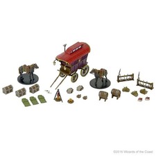 Adventurers Campsite premium boxed miniature set D&D Dungeons Dragons Menagerie picture