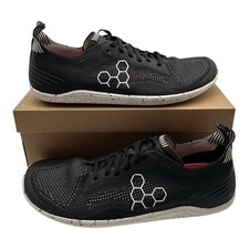 Vivobarefoot Geo Racer Knit Shoes Mens EU 49 / US 15 Obsidian Black Mesh Running picture