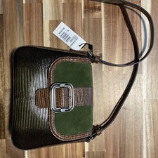 NWT BRAHMIN Gianna crossbody, samba highgate genuine leather, $325 picture