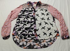 Maeve By Anthropologie Women's Paz Button Down Shirt JL3 Multicolor Medium picture