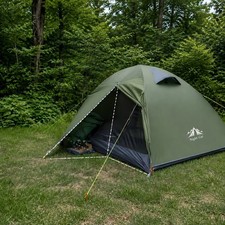 Night Cat Lightweight Backpacking Tent 2 Person Waterproof with Rainfly Poles picture