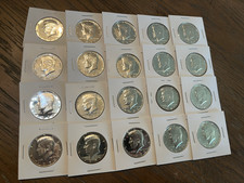 1970 S 40% SILVER PROOF KENNEDY HALF DOLLAR ROLL $10 FACE VALUE (20 COINS) picture