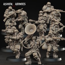 Heretic Troopers Warband Set-10 Units Wargaming Miniatures Hellbound Apostasy picture