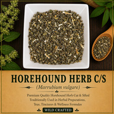 White Horehound Herb C/S Wild Crafted Marrubium vulgare Premium Herbal Tea USA picture