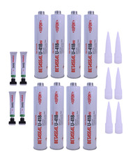 8) U-418HV Dow Auto Glass Primerless Urethane/Adhesive with 4x Single Use Primer picture